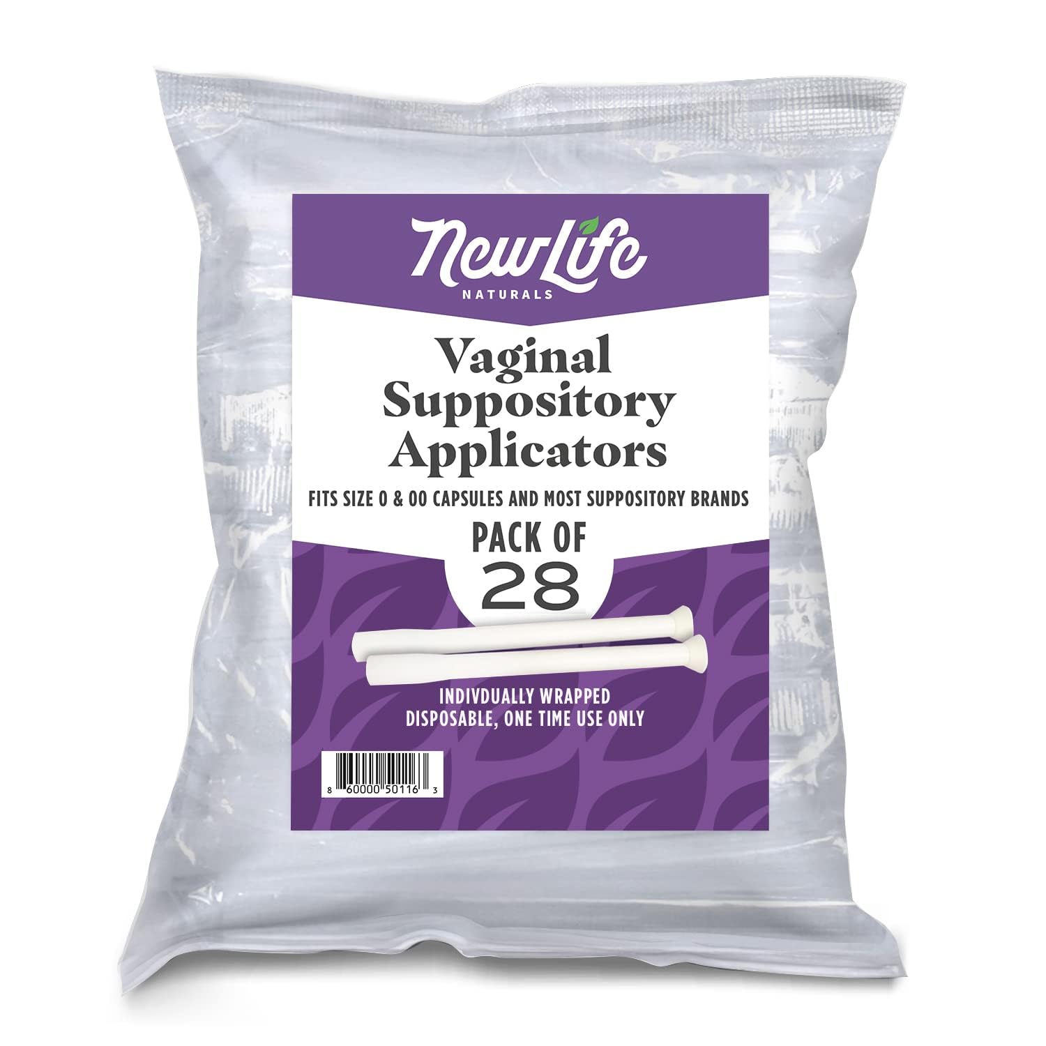 NewLife Naturals Vaginal Suppository Applicators for Boric Acid Suppositories, Size 0 & 00 Capsules, and Pills & Tablets – Individually Wrapped Disposable Applicators – Pack of 28 (Made in USA) NewLife Naturals buy supplements canada
