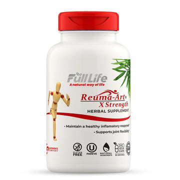 Full Life Reuma-Art X Strength – 400 mg Herbal Supplements - Supports Joint Flexibility – 180 Veggie Capsules Full Life buy supplements canada