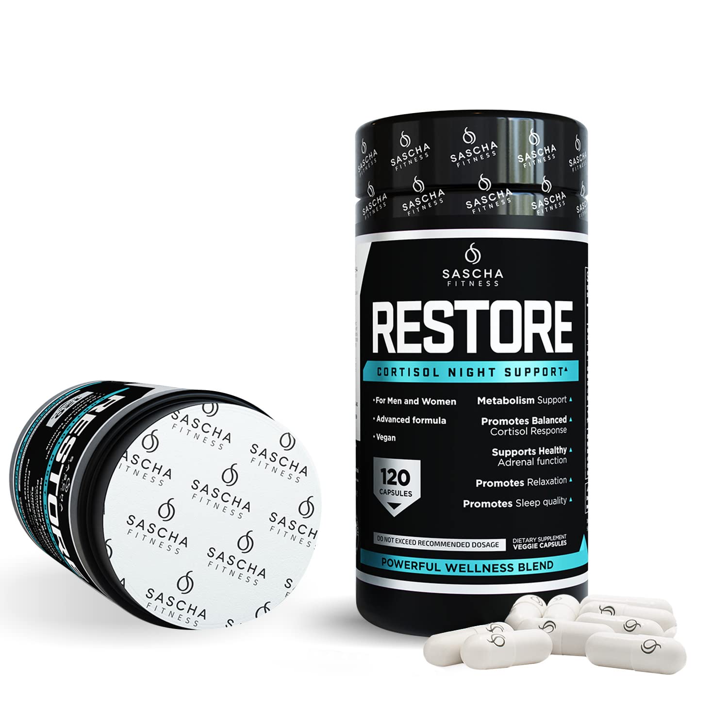 SASCHA FITNESS Cortisol Night Support Pills For Metabolism, Hormonal Support, Inmune System SASCHA FITNESS buy supplements canada