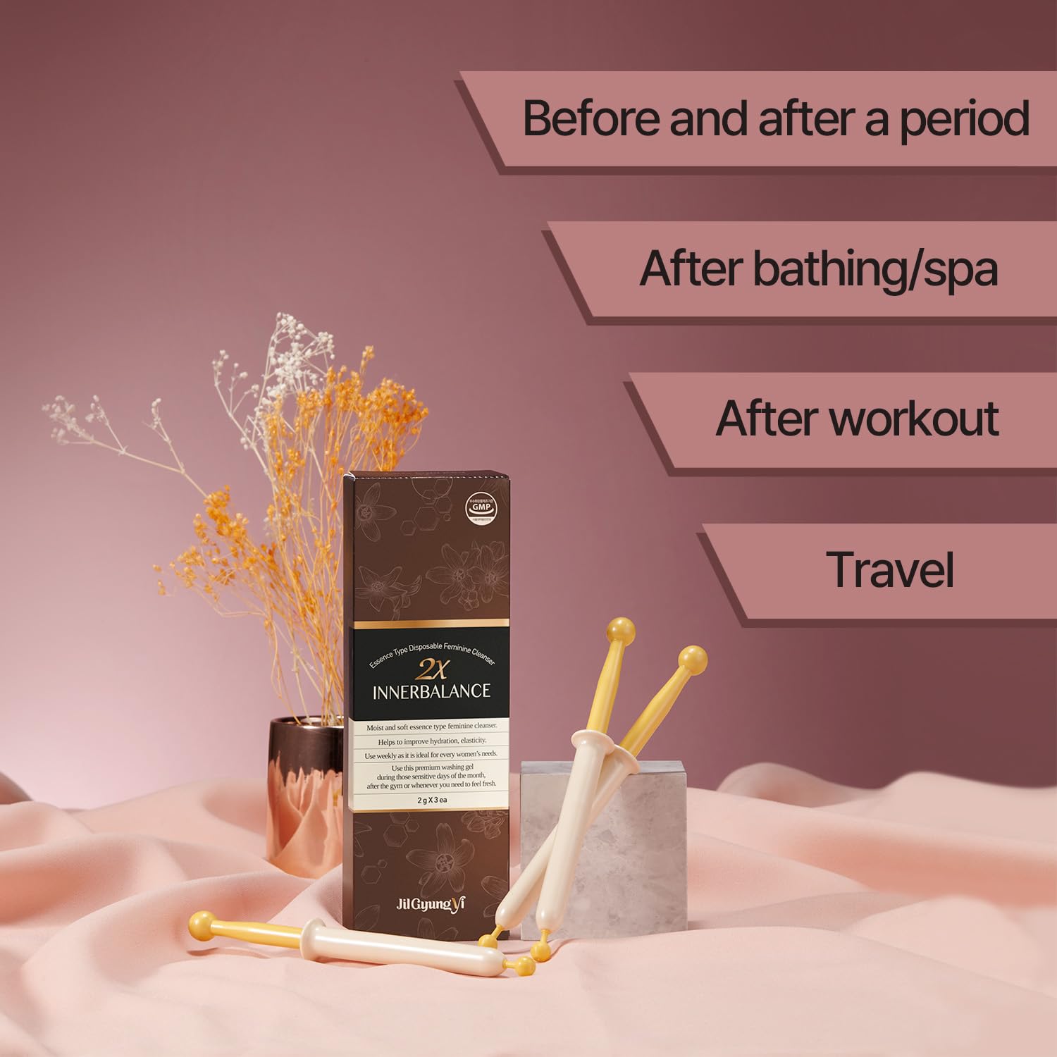 JilGyungYi 2X Inner Balance Intimate Feminine Cleansing Wash PH Balanced Odor Relief JilGyungYi buy supplements canada