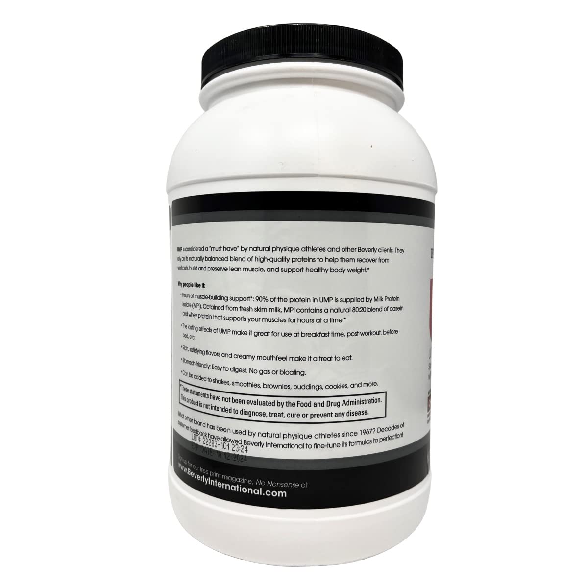 Beverly International UMP Protein Powder, Chocolate. Unique Whey-Casein Ratio Builds Lean Muscle. Easy to Digest. No Bloat. (32.8 oz) 2lb .8 oz Beverly International buy supplements canada