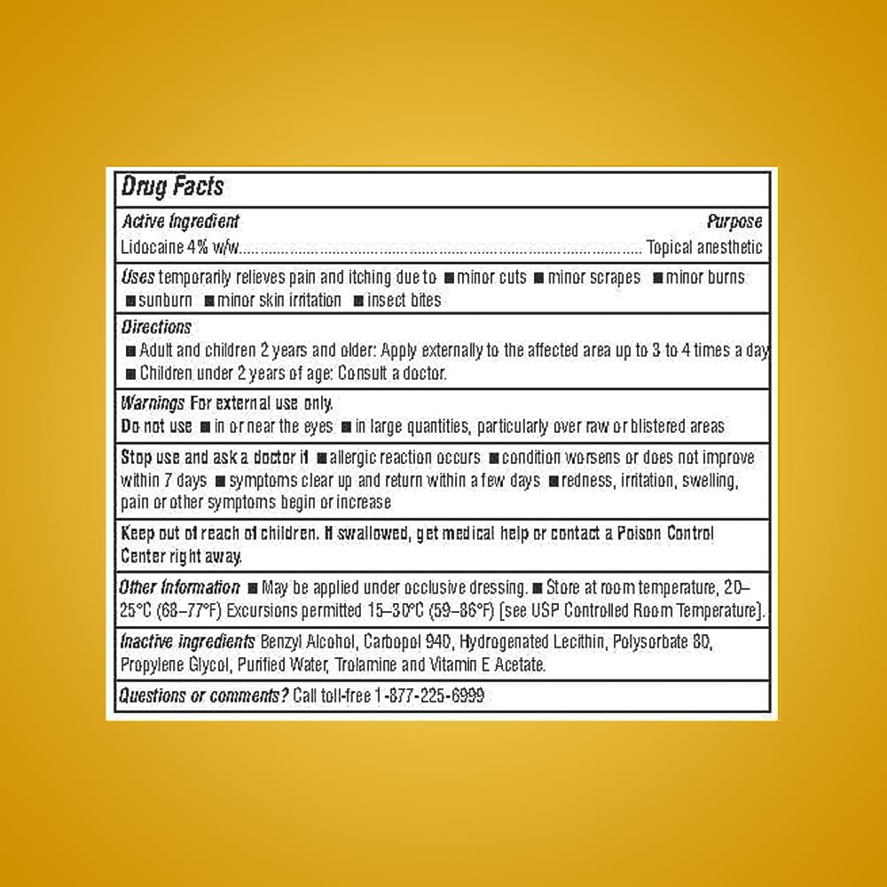 ASPERFLEX™ Lidocaine Pain Relief Cream 4% - Fast-Acting Numbing Cream for Muscle & Joint Pain, Arthritis, Backache, and More - 15G ASPERFLEX buy supplements canada