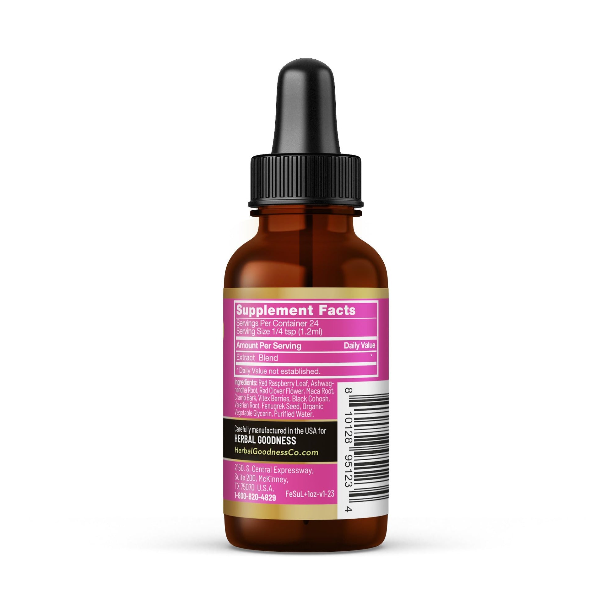 Herbal Goodness Female Support Supplement 1 Fl. oz – Natural Herbal Blend for Women’s Hormonal Health, Energy & Wellness – Adaptogenic Liquid Formula – Non-GMO, Gluten-Free – 1 Bottle Herbal Goodness buy supplements canada