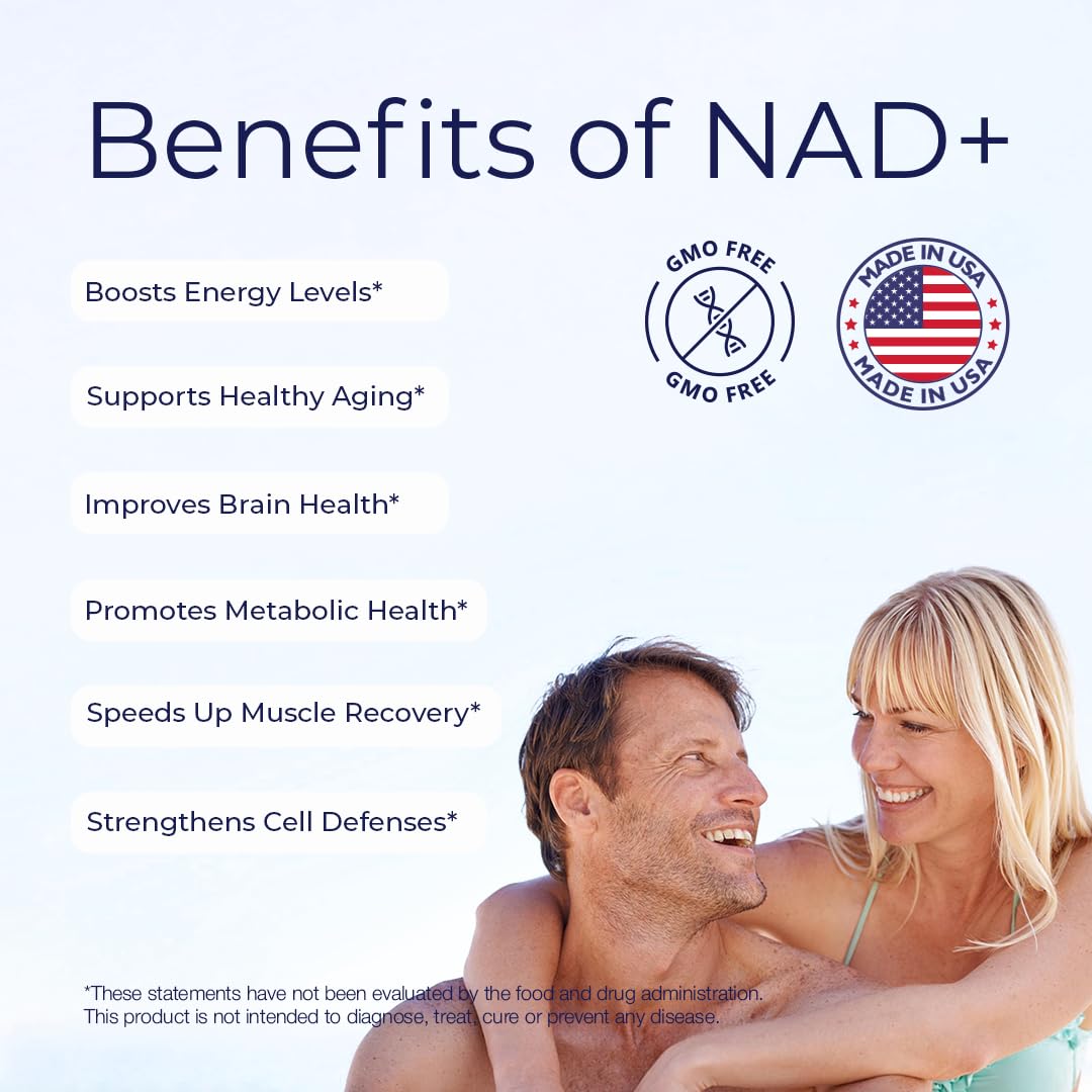 NAD+ Supplement 1000 mg High Absorption – Supports Energy, Cellular Health, Brain Function, and Healthy Aging – Pure NAD Formula with 60 Capsules ATEMPO NATURAL LIFESTYLE buy supplements canada