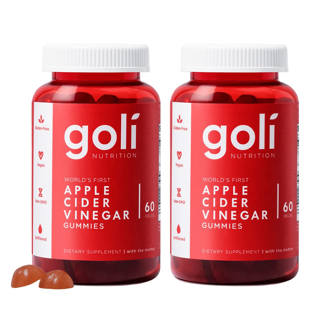 Goli Nutritional Supplement, Apple Cider Vinegar Gummy Vitamins Nutrition, 2 Pack Goli buy supplements canada