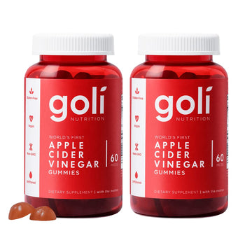 Goli Nutritional Supplement, Apple Cider Vinegar Gummy Vitamins Nutrition, 2 Pack Goli buy supplements canada