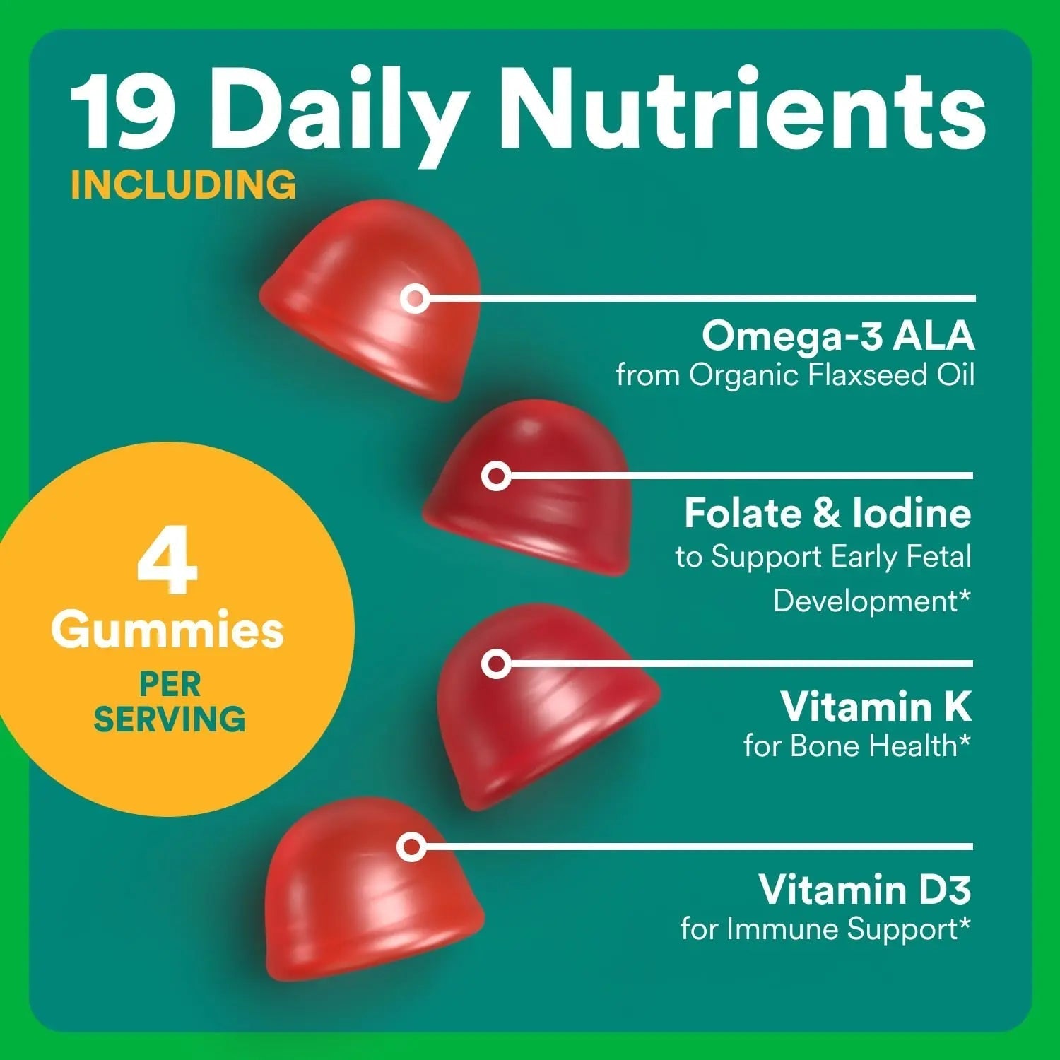 SmartyPants Organic Prenatal Vitamins for Women, Multivitamin Gummies: Biotin, Methylfolate, Omega 3 (ALA), Vitamin D3, C, Vitamin B12, B6, A, K2 & Zinc SmartyPants buy supplements canada