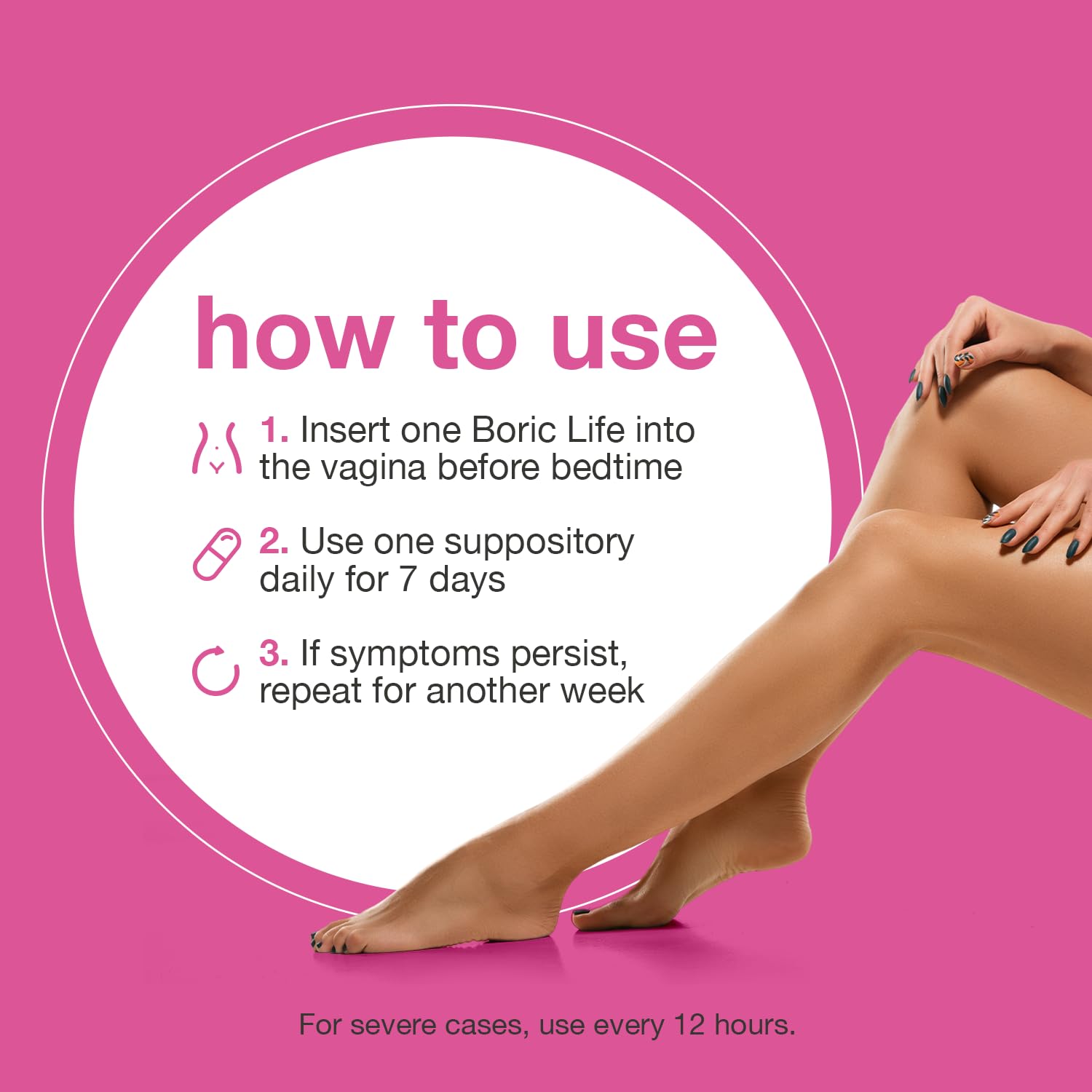NutraBlast Boric Acid Suppositories - 100% Pure Made in USA - Boric Life Intimate Health Support (60 Count) NutraBlast buy supplements canada