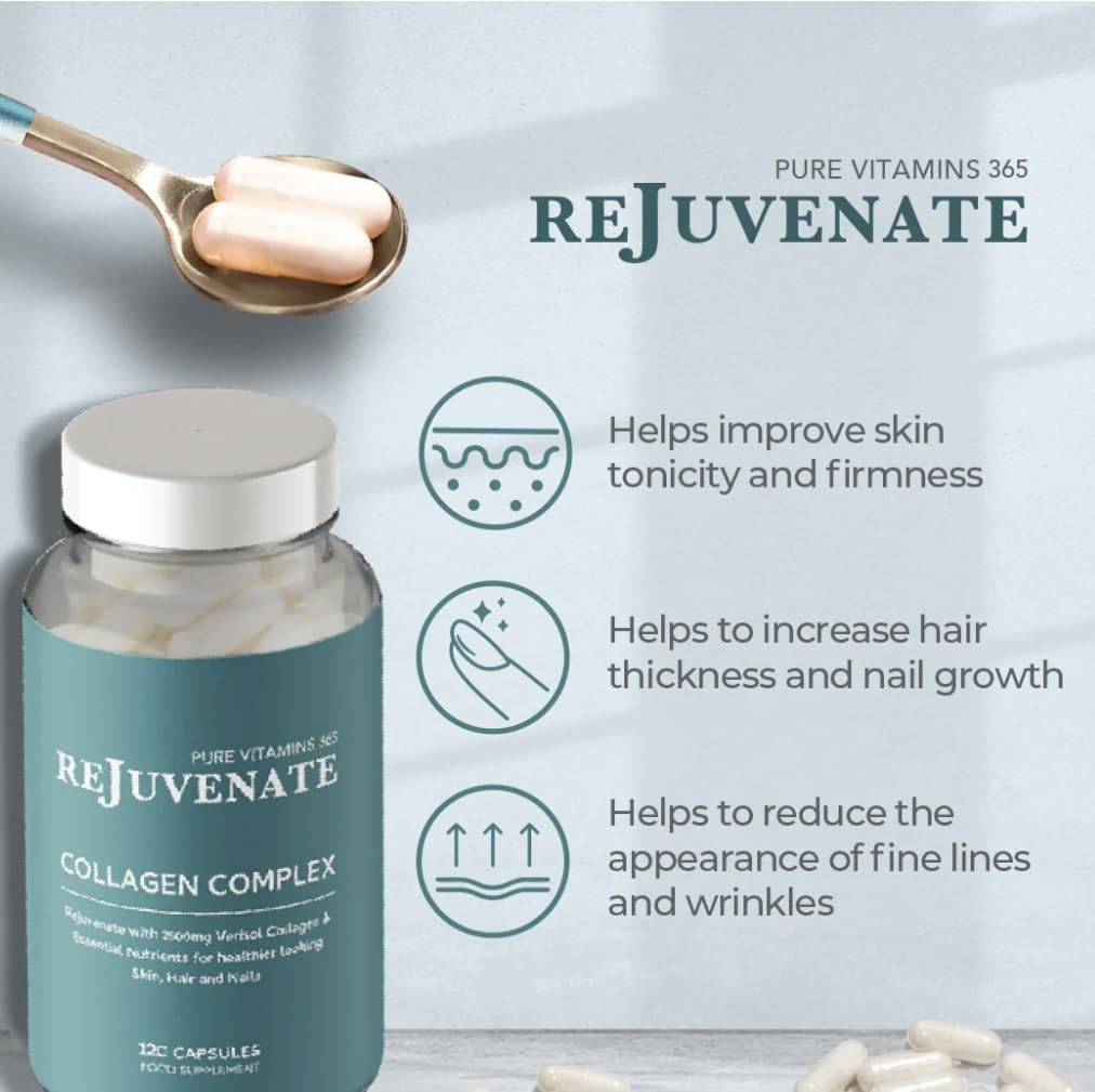 Rejuvenate premium Collagen Capsules - 2500mg High Strength Verisol Bovine Collagen Supplement Generic buy supplements canada
