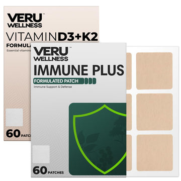 Veru Wellness Bariatric Immune, D3/K2 - Post Bariatric Gastric Bypass and Sleeve Gastrectomy - Non Ingest Patch (60 Days) Veru Wellness buy supplements canada