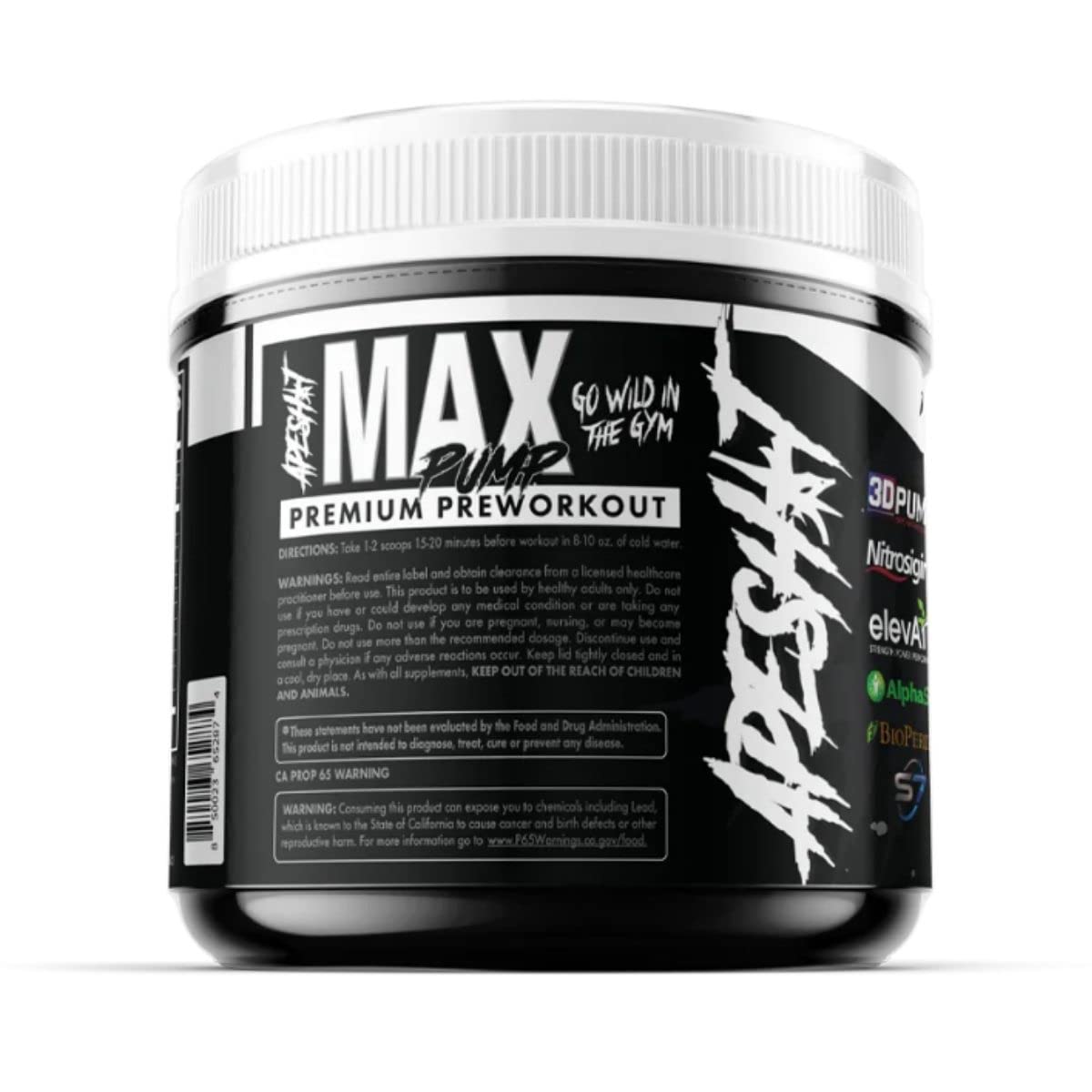 Primeval Labs ApeSh*t Max Pump Premium Pre-Workout | Muscle Pump & Vascularity Primeval Labs buy supplements canada