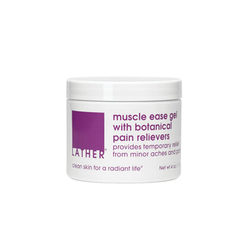 LATHER Muscle Pain Relief Gel - Muscle Therapy to Aid Muscle Soreness - Fast Acting Gel with Menthol Helps Ease Back Pain Relief, Neck Pain Relief, Knee Pain Relief, Lower Back Pain Relief - 4 Oz LATHER buy supplements canada