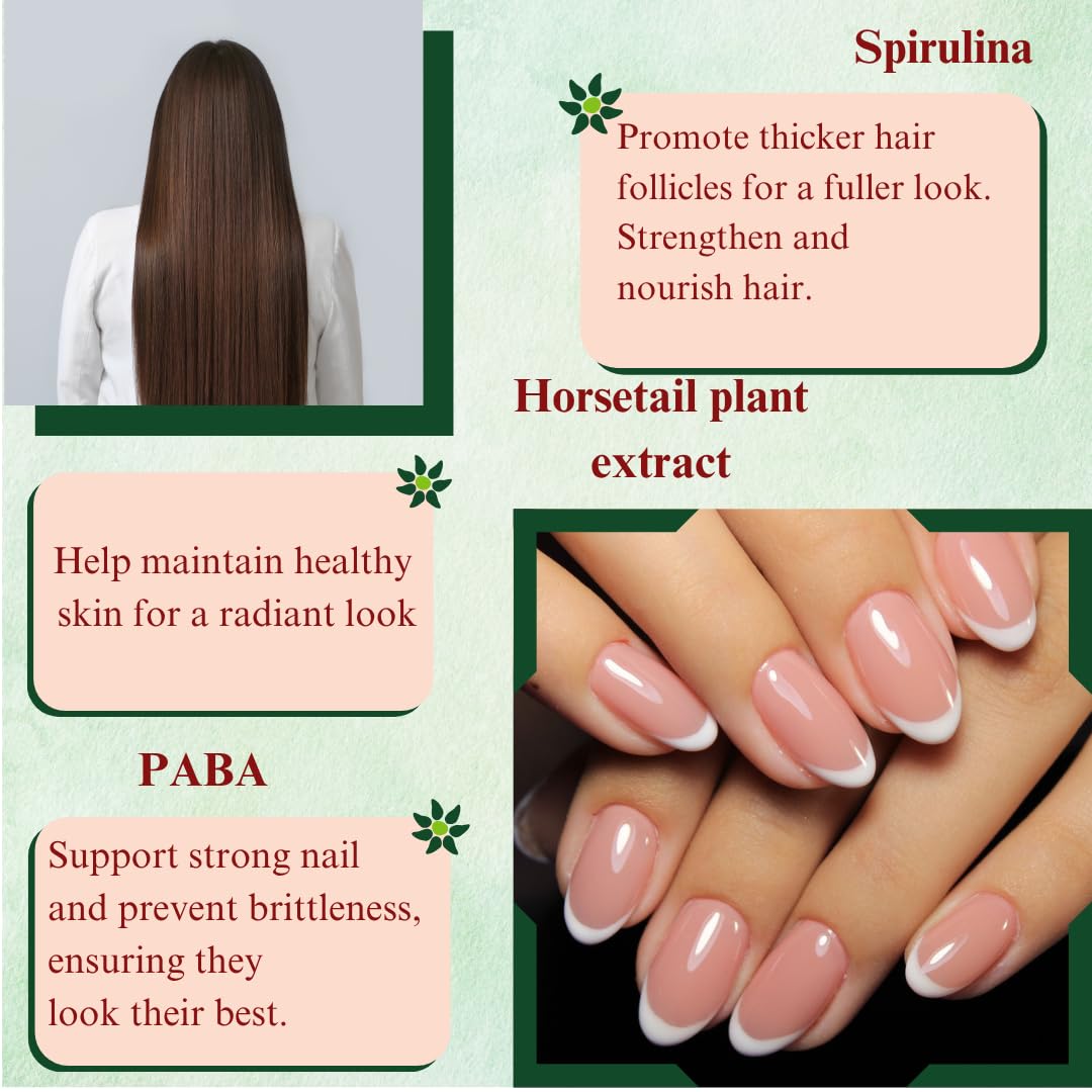 Dr's Nature & Nutrition Hair, Skin & Nail Plus Vitamin Supplement with Biotin 5000mcg, Bamboo Extract, Collagen Support - Extra Strength Beauty Supplement for Men and Women - 60 Capsules Dr's Nature & Nutrition buy supplements canada