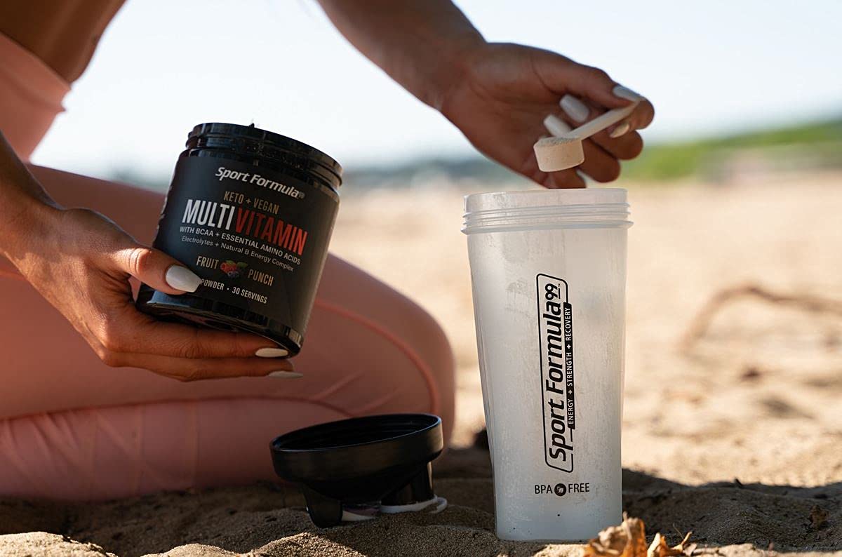 Sport Formula 99 Multivitamin Powder - Drink Mix for Men Women BCAA Amino Acids Won’t Upset Your Stomach - Keto Vegan Multivitamin Fruit Punch - Electrolytes Super B Complex Digestive Enzyme Sport Formula 99 buy supplements canada