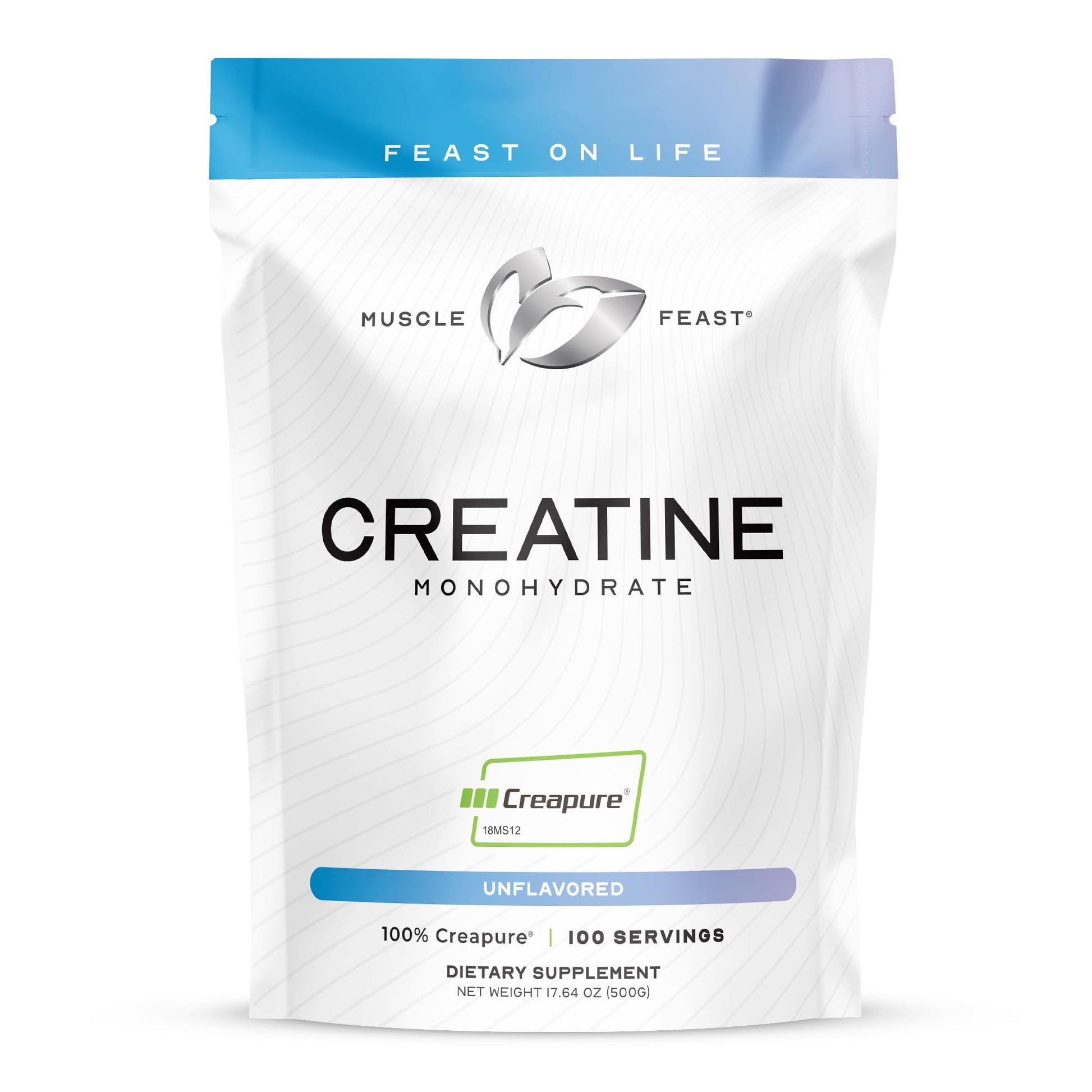 Muscle Feast Creapure Creatine Monohydrate Powder, Vegan Keto Friendly Gluten-Free, Mass Gainer, Muscle Recovery Supplement and Trusted Creatine for Muscle Growth, Muscle Feast buy supplements canada