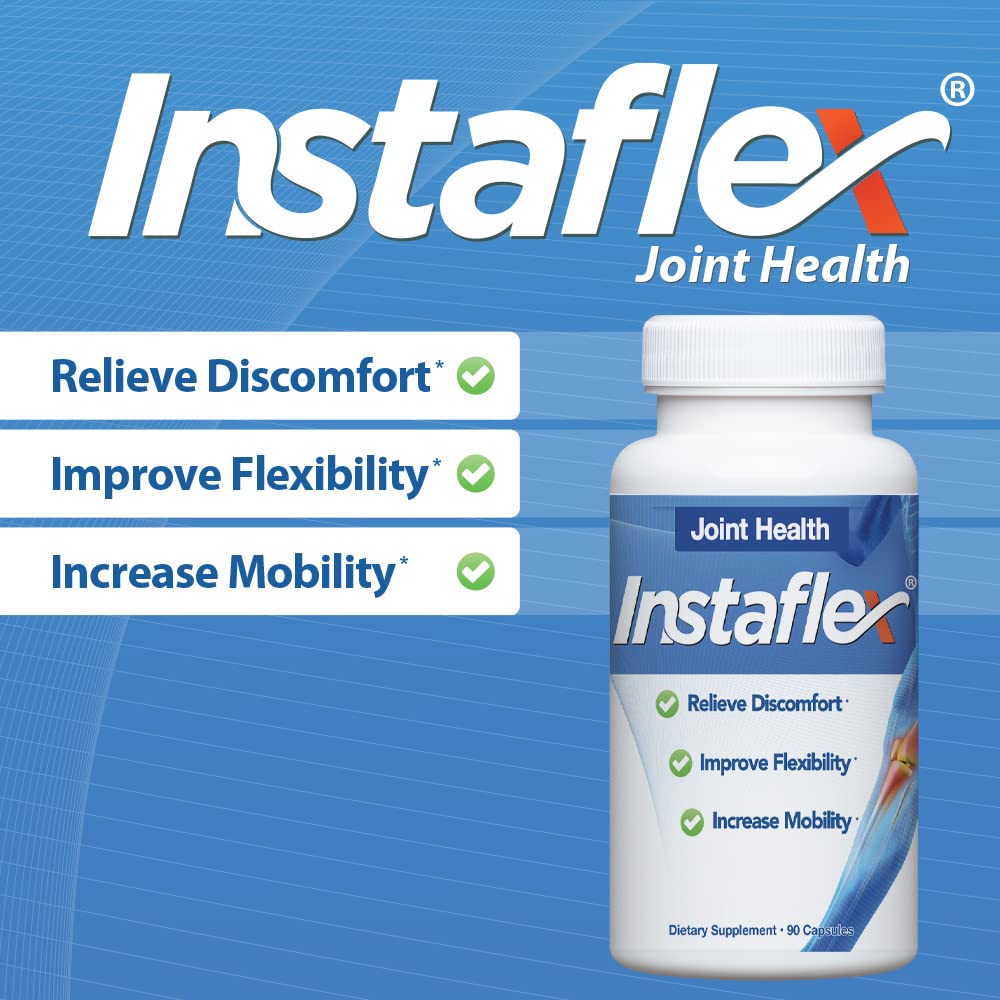 Instaflex Joint Support Supplement for Men and Women - Glucosamine, MSM, White Willow, Turmeric, Ginger, Cayenne, Hyaluronic Acid - 180 Capsules Instaflex buy supplements canada
