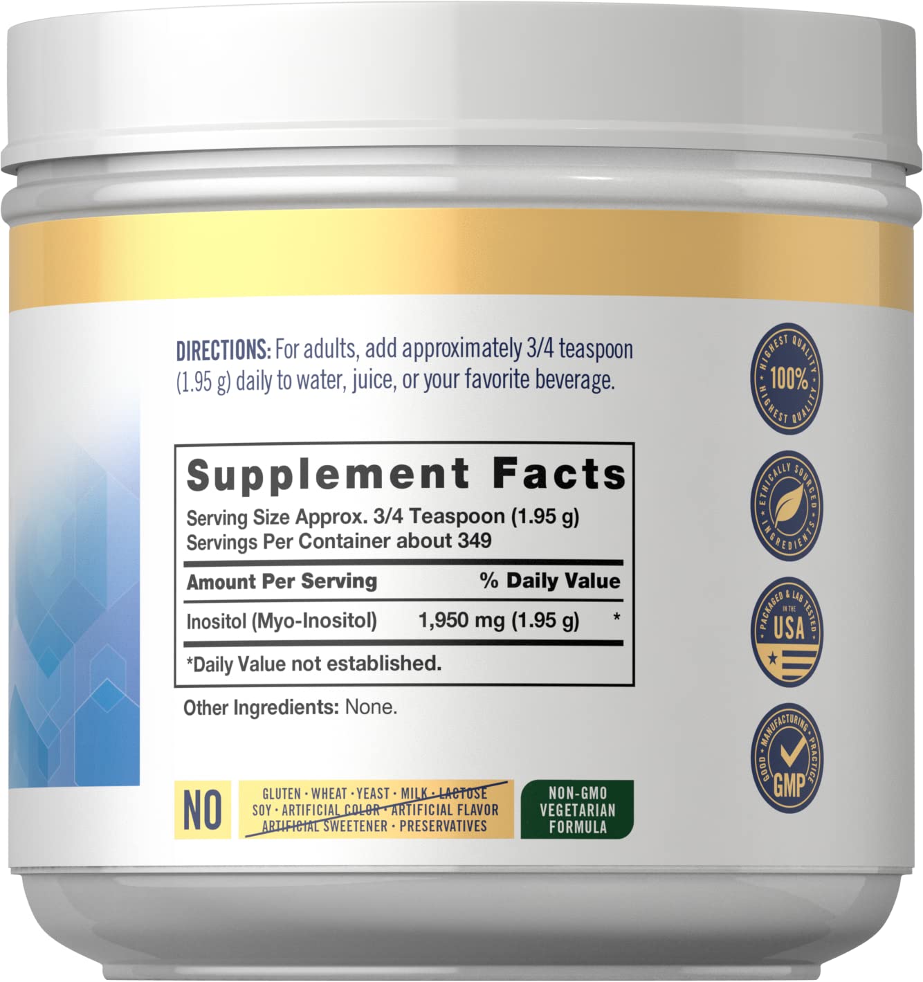 Carlyle Myo-Inositol Powder Supplement | 1.5 lbs | Naturally Occuring Compound Carlyle buy supplements canada