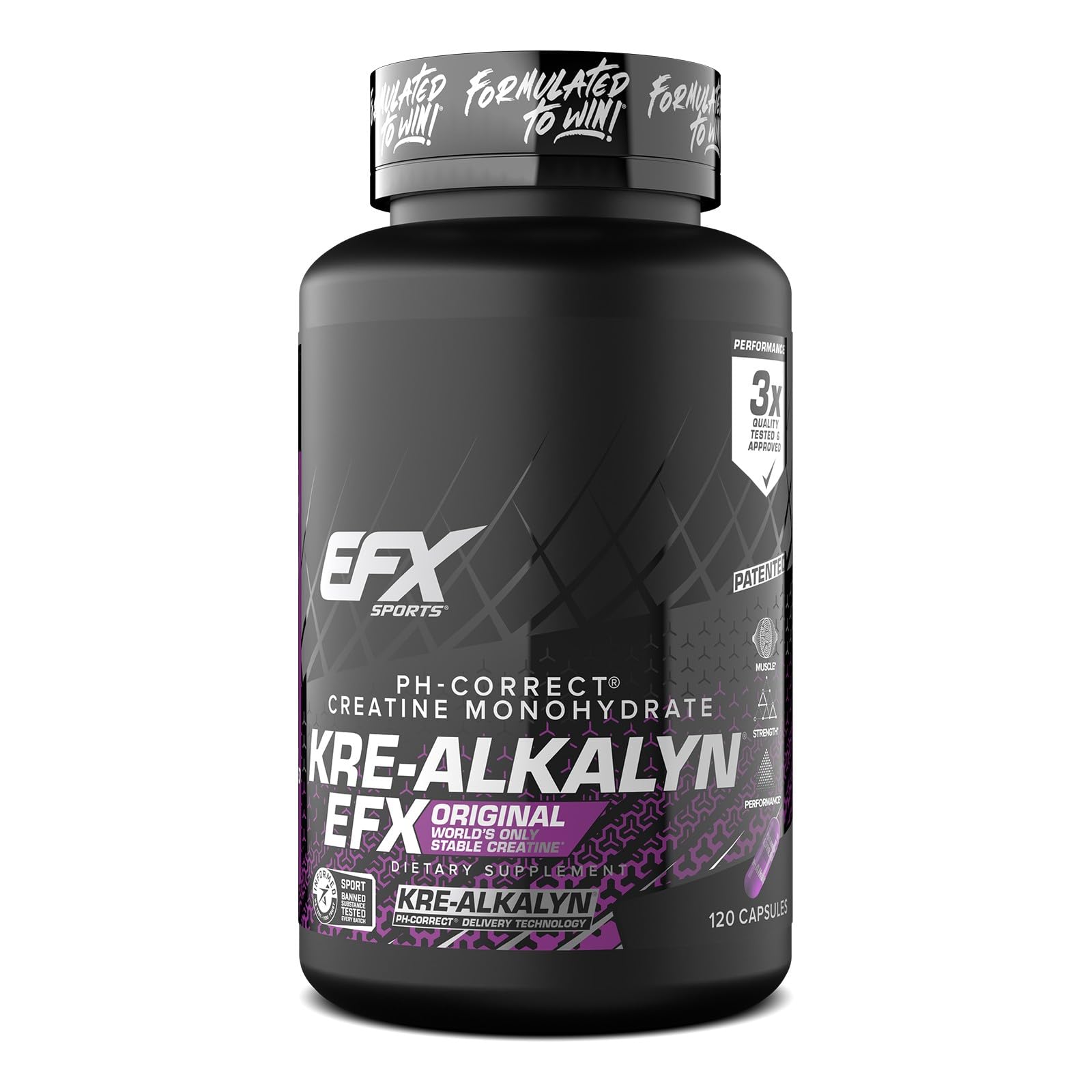 EFX Sports Kre-Alkalyn EFX | pH Correct Creatine Monohydrate Pill Supplement | Strength, Muscle Growth & Performance EFX Sports buy supplements canada