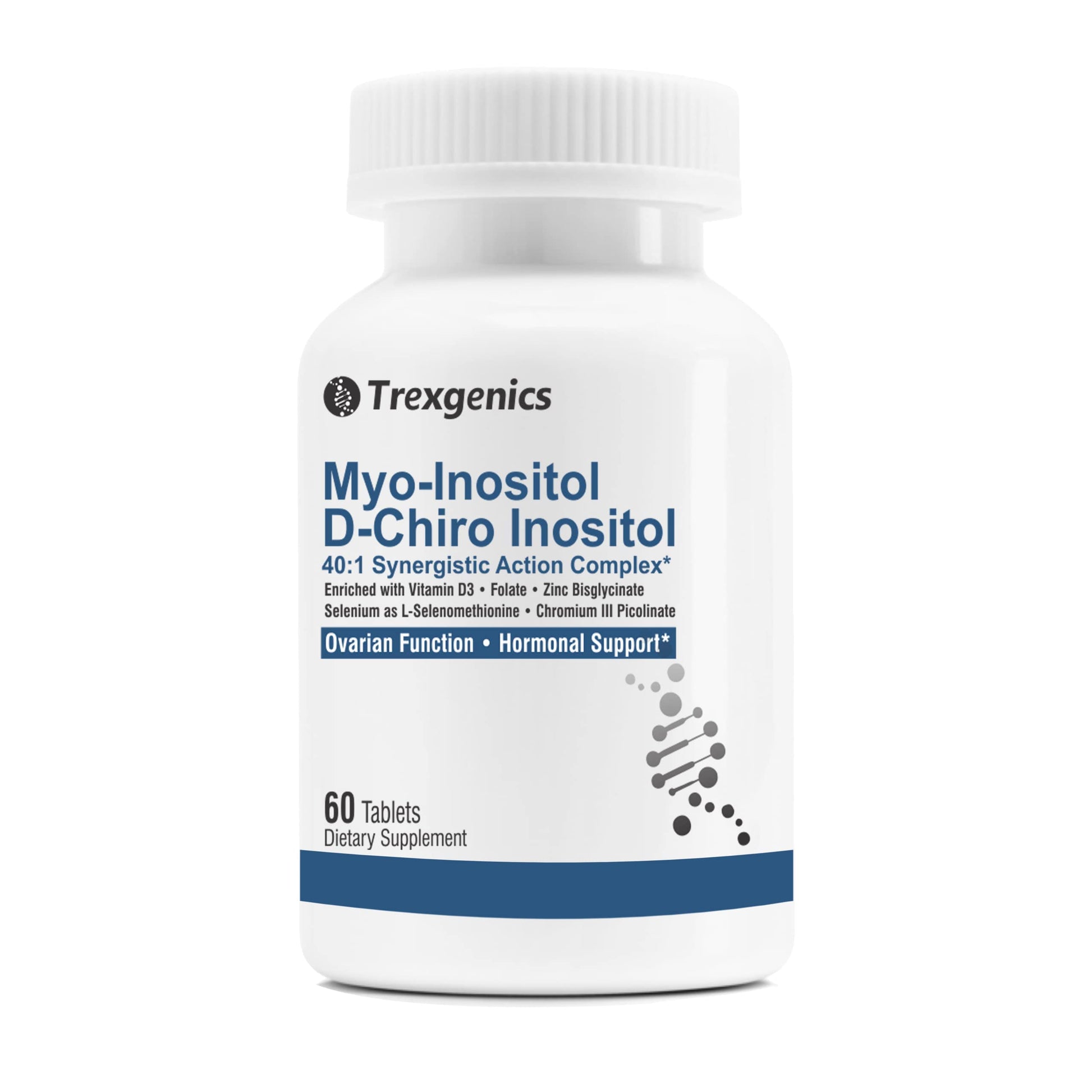 Trexgenics SYNERGISTIC & ADVANCED PCOS Support Myo-Inositol 1000 mg, D-Chiro Trexgenics buy supplements canada