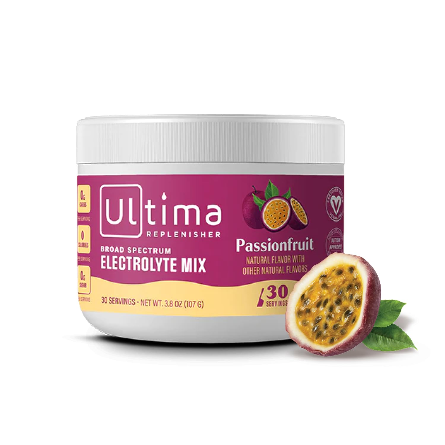 Ultima Replenisher Daily Electrolyte Drink Mix – Passionfruit, 30 Servings – Hydration Ultima Replenisher buy supplements canada