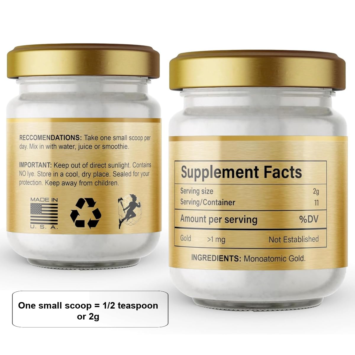 I Am Joy co. Pure Ormus White Gold Powder Monoatomic M-State 24k 99.99% | No Plastic, No Lye, No Dyes, No Fillers | 22 Grams I Am Joy co. buy supplements canada
