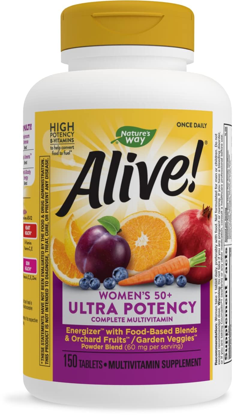 Nature’s Way Alive! Women’s 50+ Ultra Potency Complete Multivitamin Nature's Way buy supplements canada