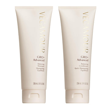 VEGAMOUR GRO+ Advanced Balancing Shampoo and Conditioner Kit | Removes Buildup, Hydrates the Scalp and Softens Strands | For Severe Signs of Thinning | Color Safe, Vegan, Cruelty-Free (8 Fl Oz each) VEGAMOUR buy supplements canada