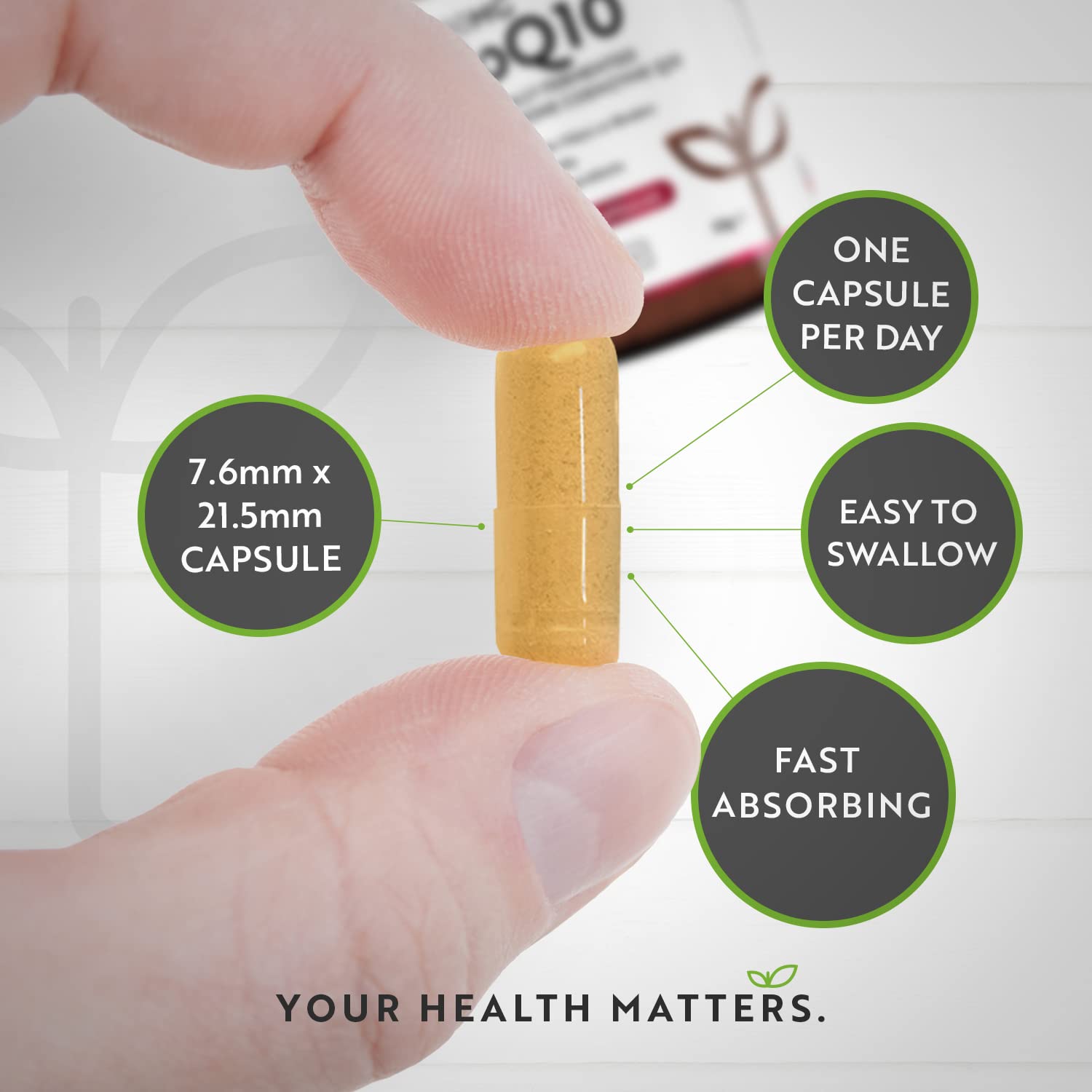 CoQ10 200mg - 120 Vegan Capsules of High Strength Co Enzyme Q10 (4 Months Supply) Nutravita buy supplements canada