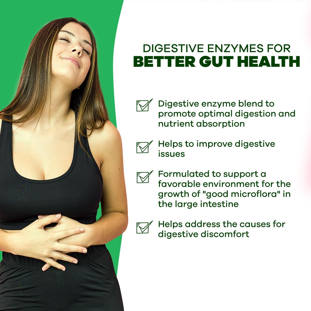 GOBIOTIX Digestive Enzymes Supplement with Prebiotics and Probiotics for Women and Men - Gut Health, Gluten Digestion, Lactose Absorption GOBIOTIX buy supplements canada