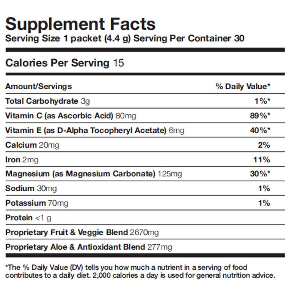 Forever Living - Forever Supergreens - Blend for Your Active Lifestyle - Supercharge Your Day w/Over 20 Powerful Greens and Superfoods. - 30 Packets Forever Living Products buy supplements canada