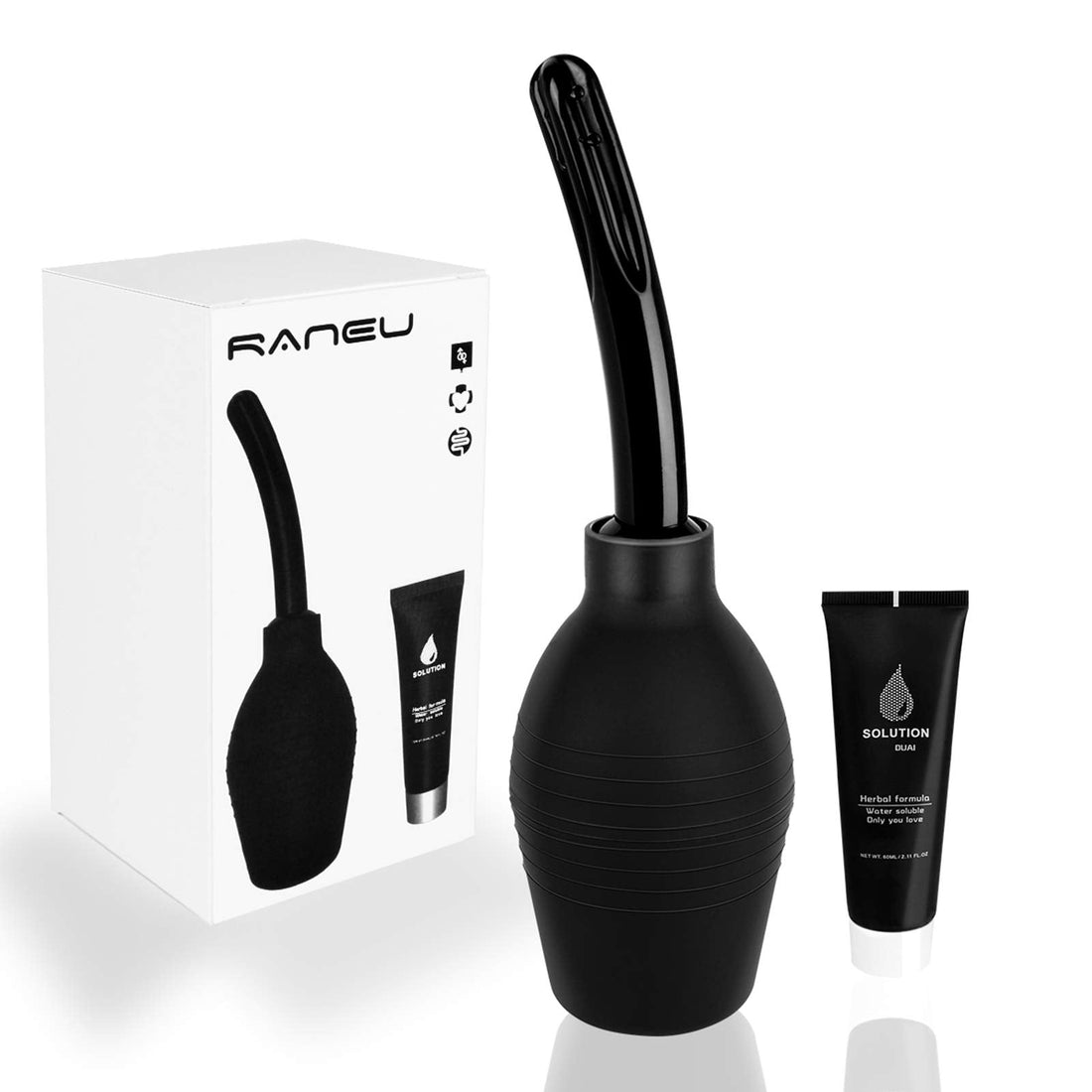 RANEU Enema Bulb Kit with Lube Anal Douche Superior Materials Douche for Men Women RANEU buy supplements canada