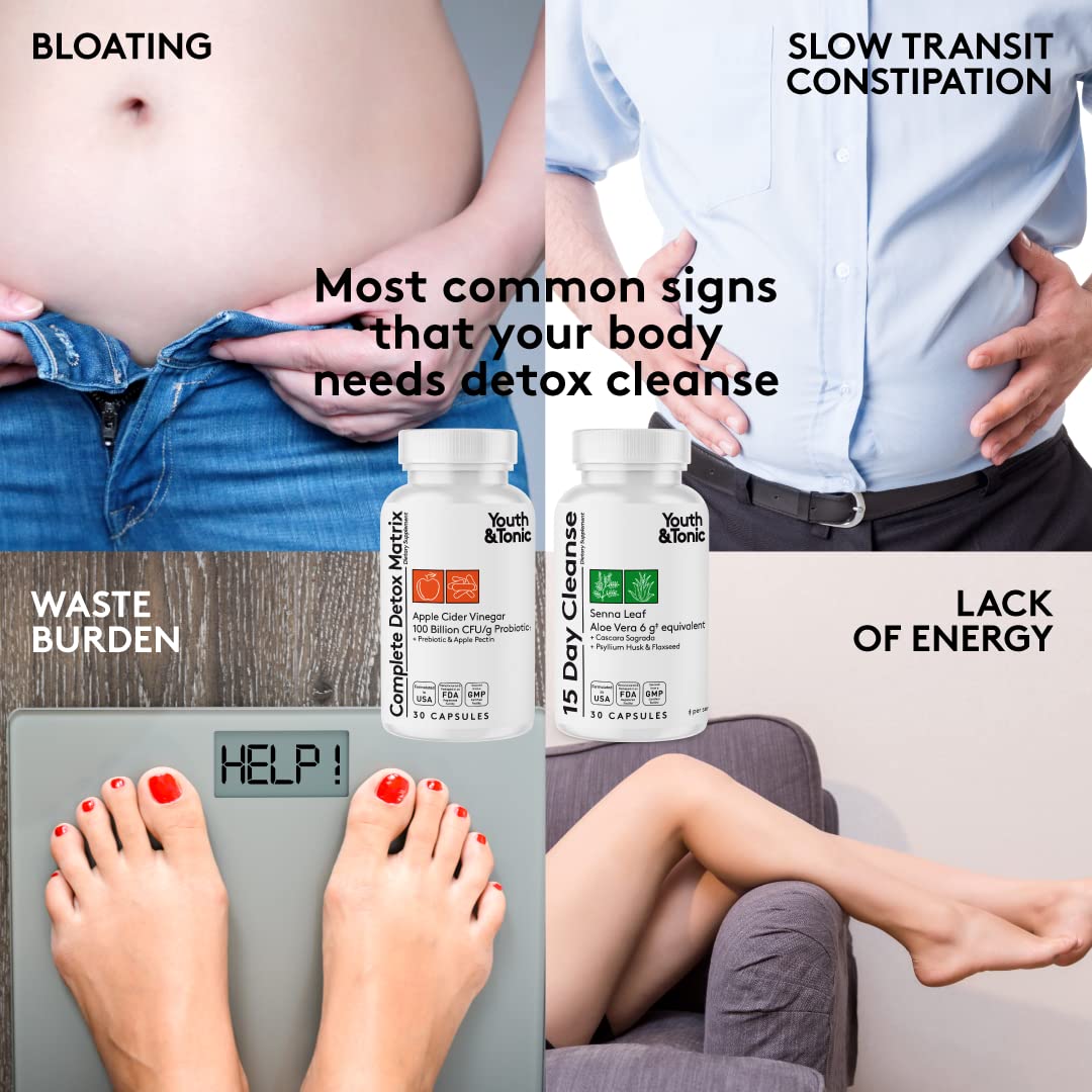 Youth & Tonic Complete Body Detox for Cleanse, Normal Acidity Gut Level and Water Youth & Tonic buy supplements canada