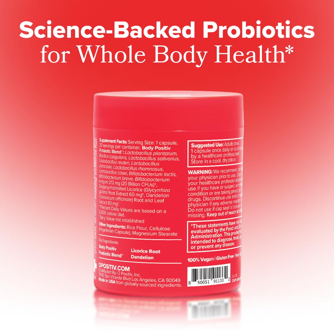O Positiv URO Women’s Probiotic – All-in-one Probiotic for Women - Vaginal, Gut, Skin, and Oral Microbiome Health – 20B+ CFUs, Licorice Root, Dandelion O Positiv buy supplements canada