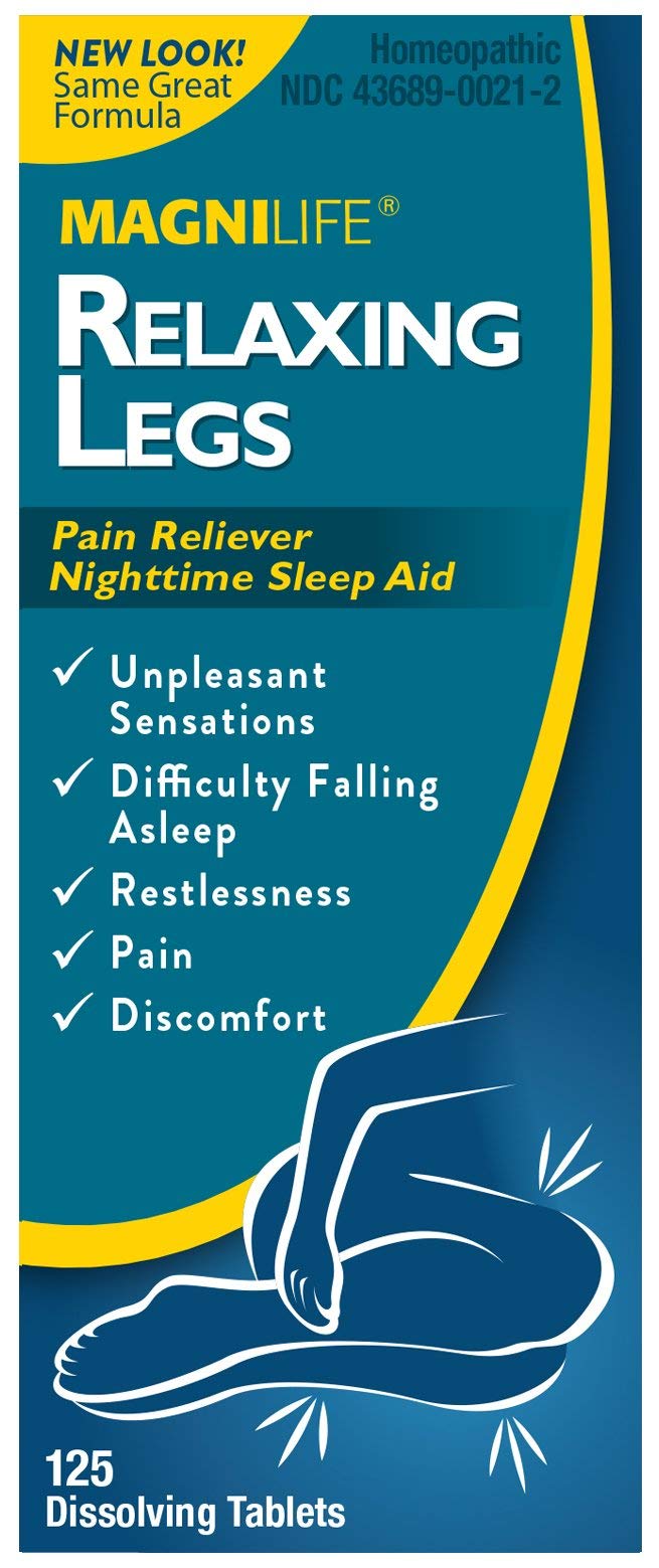 MagniLife Relaxing Legs 125 Count Quick Dissolve Tablets Relaxing Leg Cream PM 4oz Jar Restless Legs MagniLife buy supplements canada