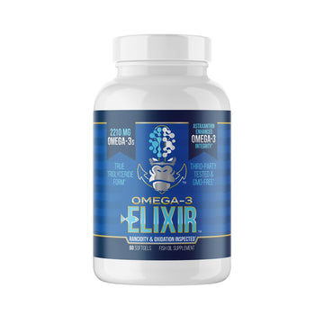 Gorilla Mind Omega-3 Elixir™ | 2210mg Fish Oil Re-Esterified Triglyceride Form | EPA, DHA + 2 Fatty Acids | Astaxanthin Infusion for Bolstered Integrity | 3rd Party & Rancidity Tested | 60 Softgels Gorilla Mind buy supplements canada