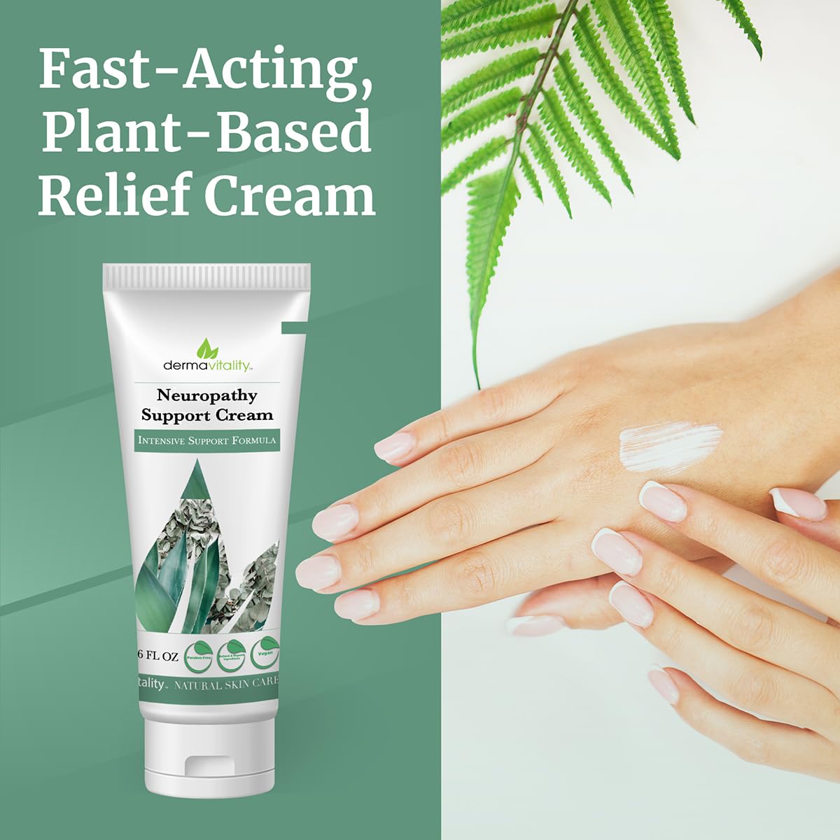 UltimateVitality Neuropathy Support Cream – Natural Organic Cream for Feet, Hands, Legs, Toes Includes Arnica, Capsicum Frutescens Fruit Extract, Peppermint a Ginger - 6 Ounces UltimateVitality buy supplements canada