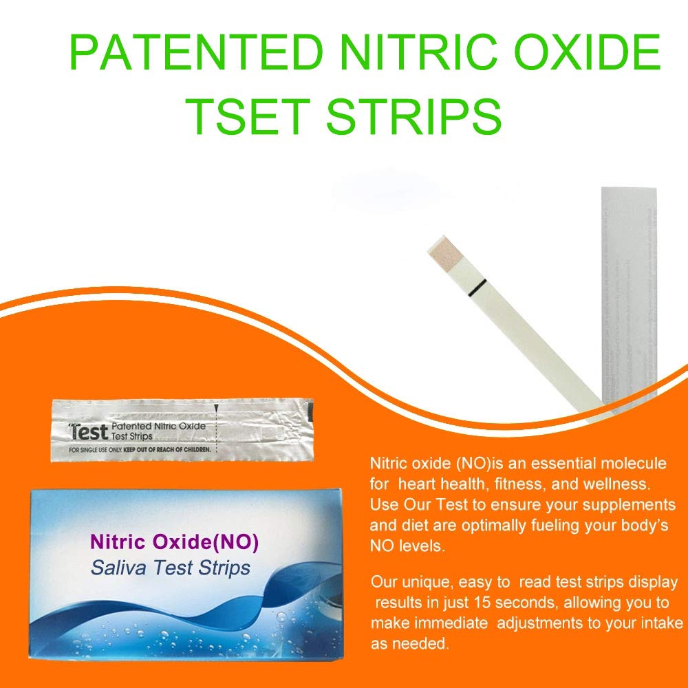 Nitric Oxide Test Strips [25strips]- Nitric Oxide Indicator Strips Work by Measuring The TONNYLAB buy supplements canada