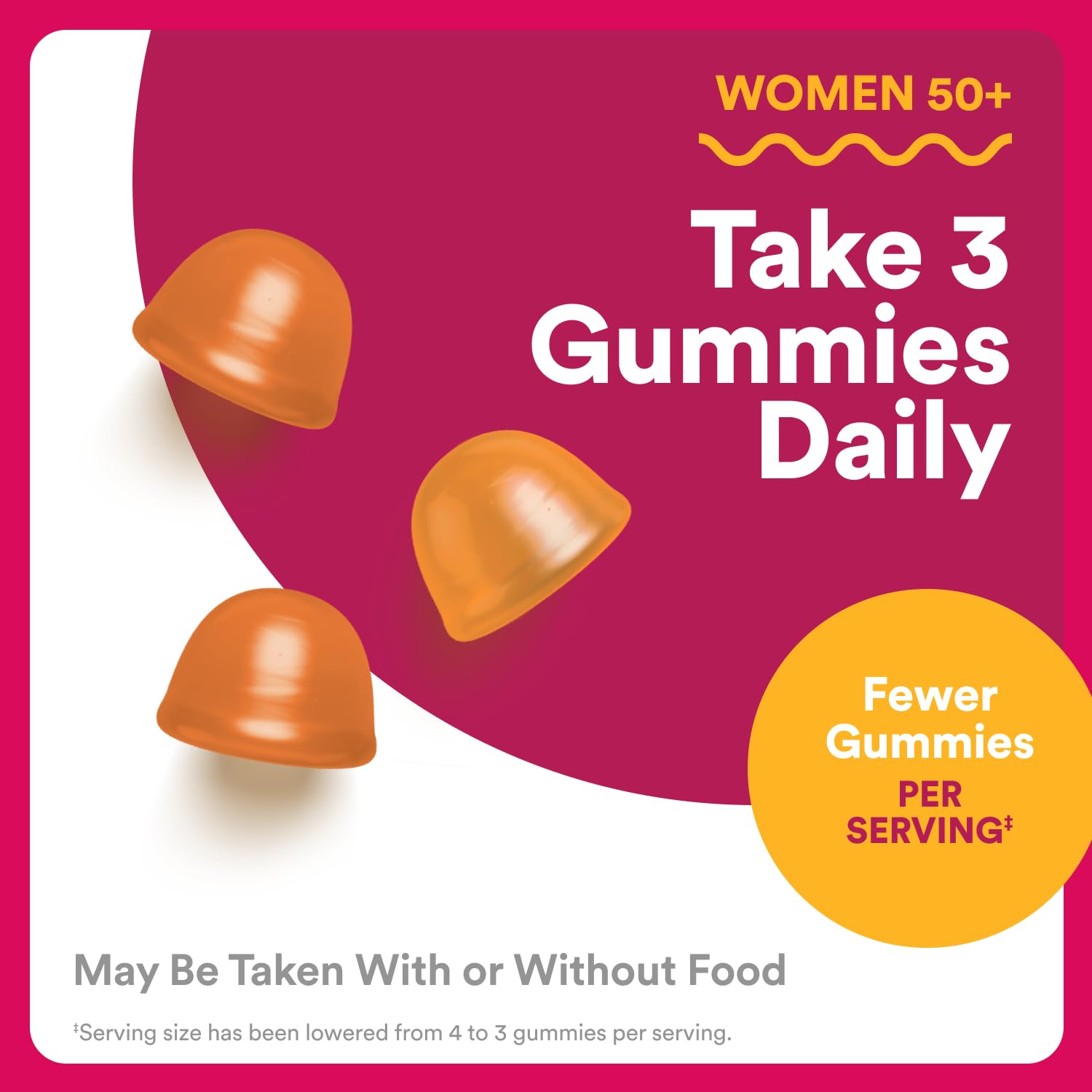 SmartyPants Multivitamin Gummy for Women 50 and Over - Improved Formula: Omega 3 (DHA/EPA), Methylfolate, CoQ10, Vitamin D3, C SmartyPants buy supplements canada
