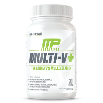 Muscle Pharm Essentials Multi-V+, The Athlete's Multi-Vitamin, Enhanced Energy, Performance & Immune Health, Daily Multivitamin for Men & Women Muscle Pharm buy supplements canada