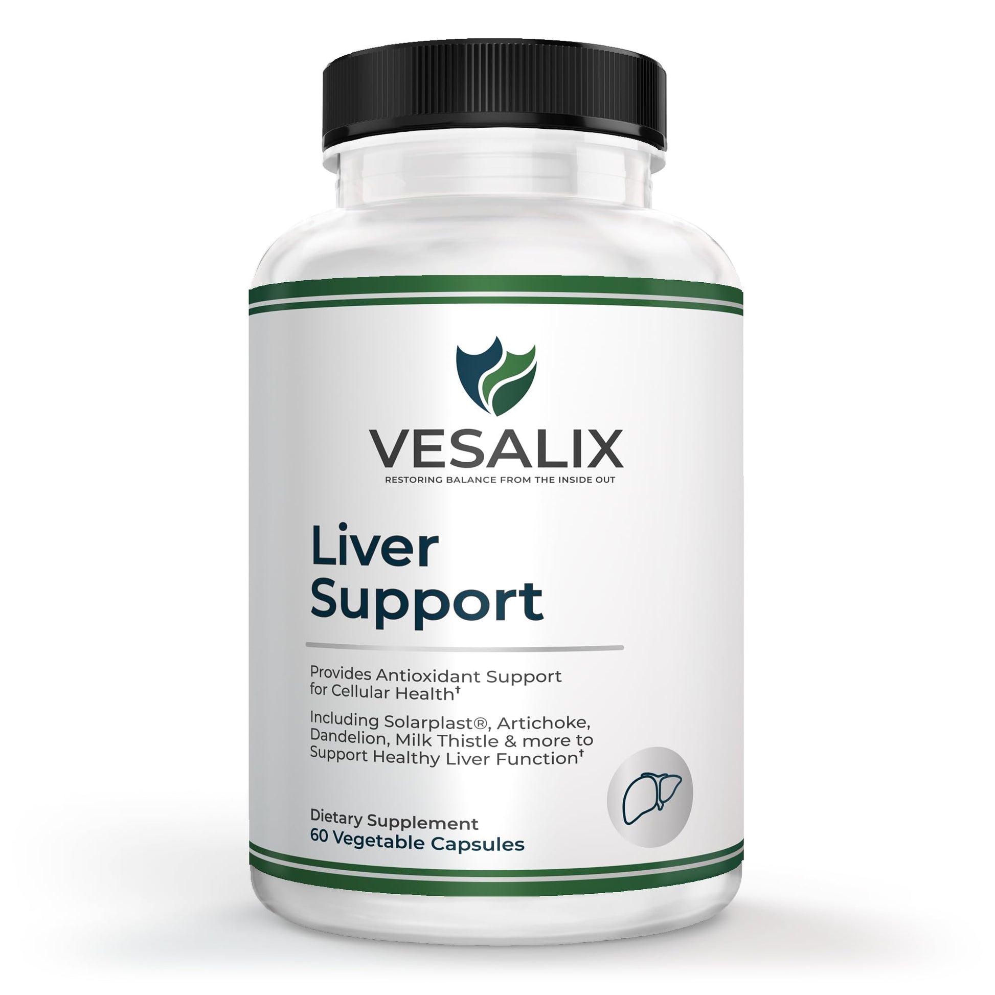 VESALIX Liver Support Supplement for Adults 40+ – Milk Thistle, Artichoke & Dandelion with Digestive Enzymes – Supports Digestion & Cellular Health – 60 Vegetarian Capsules VESALIX buy supplements canada