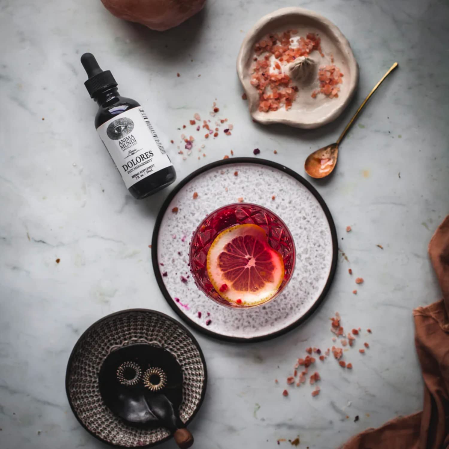 Anima Mundi Apothecary Dolores Tonic - Herbal Pain Management Supplement - Liquid Drops for Pain Management Support (2oz / 59ml) Anima Mundi Apothecary buy supplements canada