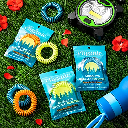Cliganic 50 Pack Mosquito Repellent Bracelets, DEET-Free Bands, Individu Cliganic buy supplements canada