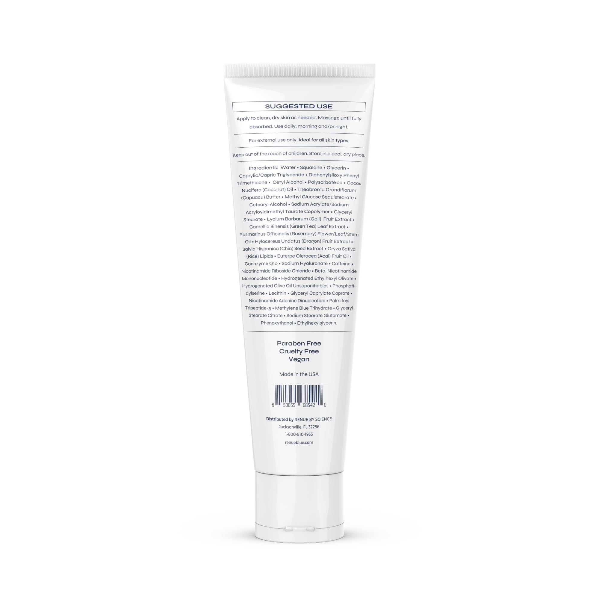 Renue Blue Methylene Blue Moisturizing Body Cream – Liposomal NAD+ Complex with Antioxidants, Peptides, and Botanical Extracts for Hydrated, Healthier‑Looking Skin Renue By Science buy supplements canada