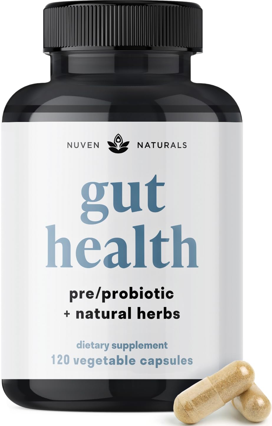 Nuven Naturals All-in-One Gut Health w/Probiotics, Prebiotics, Digestion-Supporting Herbs Nuven Naturals buy supplements canada