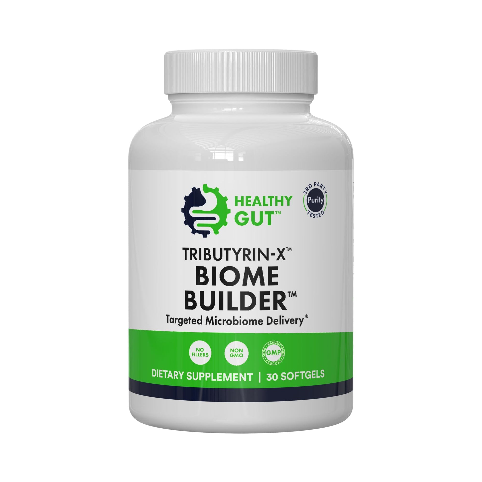 Healthy Gut Tributyrin-X | Most Bioavailable Butyrate Postbiotic for Gut Health & Leaky Gut Support | 99% Pure w/Zero Odor | 30 Softgels Healthy Gut buy supplements canada