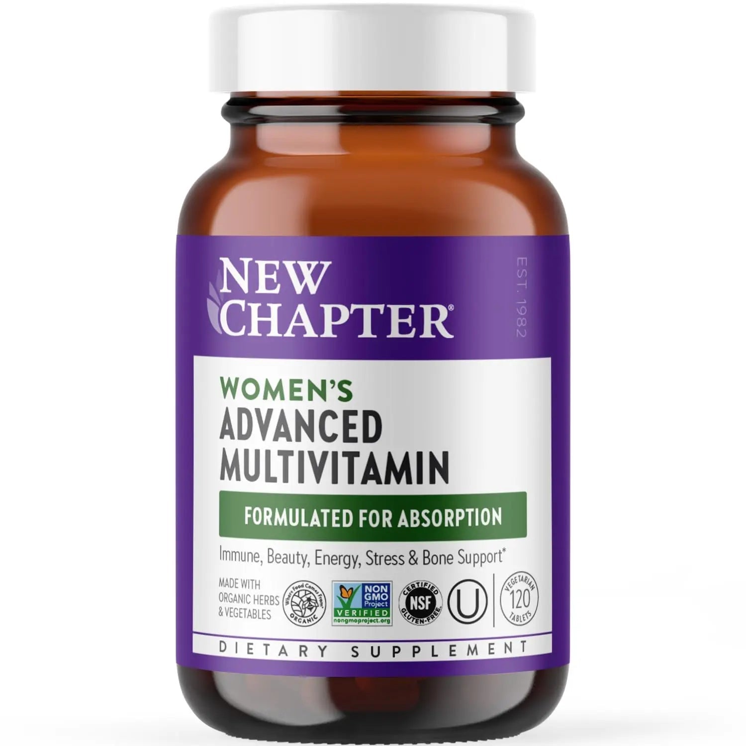 New Chapter Women's Multivitamin Advanced Formula for Stress, Bone, Immune, Beauty & Energy Support, Higher Levels New Chapter buy supplements canada