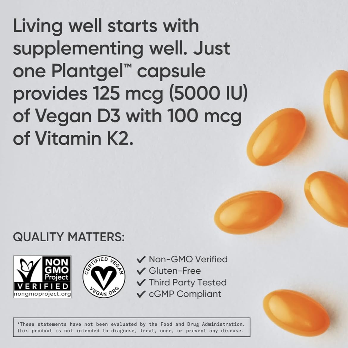 (Pack of 1) 160 Vegan Certified, Non GMO Liquid Softgels rozzunSports Research Vitamin Rozzun Creative Vision buy supplements canada