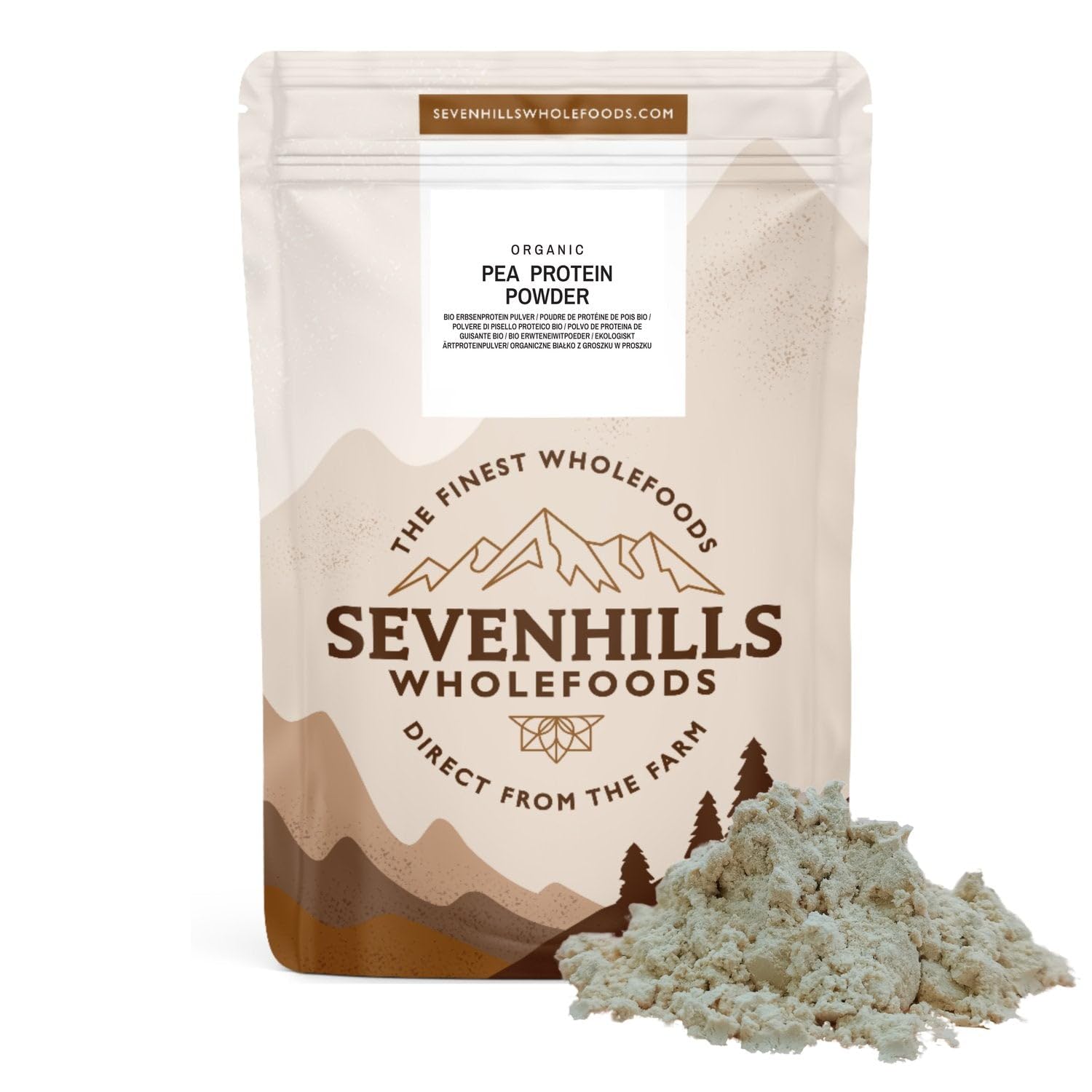 Sevenhills Wholefoods Organic Pea Protein Powder 1kg Sevenhills Wholefoods buy supplements canada