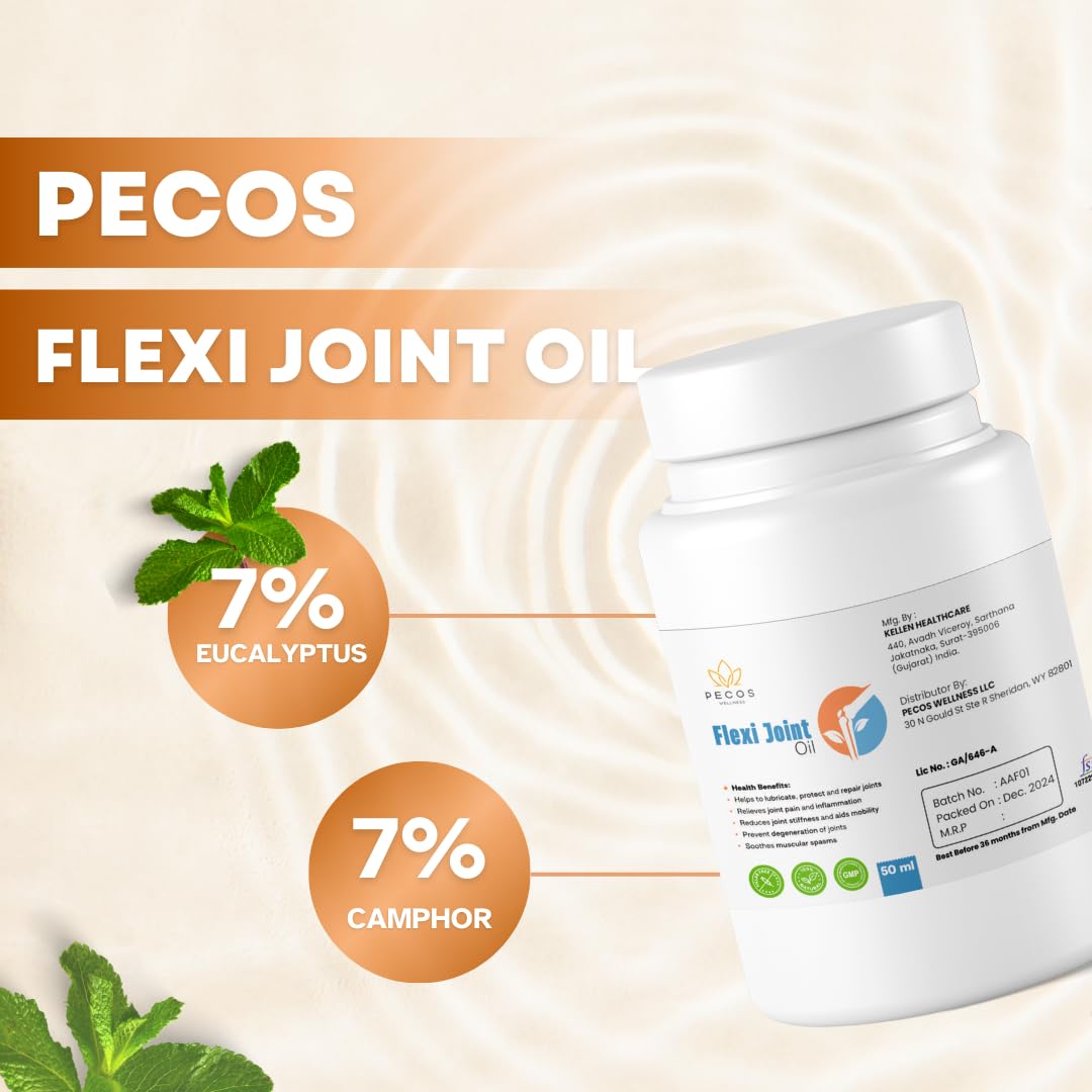 PECOS WELLNESS Flexi Joint Oil, Dietary Supplement PECOS WELLNESS buy supplements canada