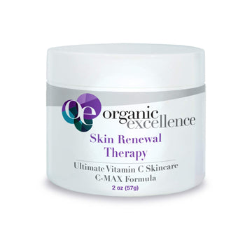 Organic Excellence Skin Renewal Therapy, Vitamin C Face & Neck Cream, Moisturizer to Stimulate Collagen Production and Increase Skin Cell Renewal, Organic Natural Non-Toxic Cruelty-Free 2 oz (57g) Organic Excellence buy supplements canada